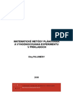 Matem - Metody - Planovania - Príklady 2008