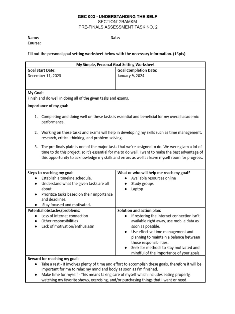 Uts - Assessment Task 2 (PRE-FINALS) | PDF