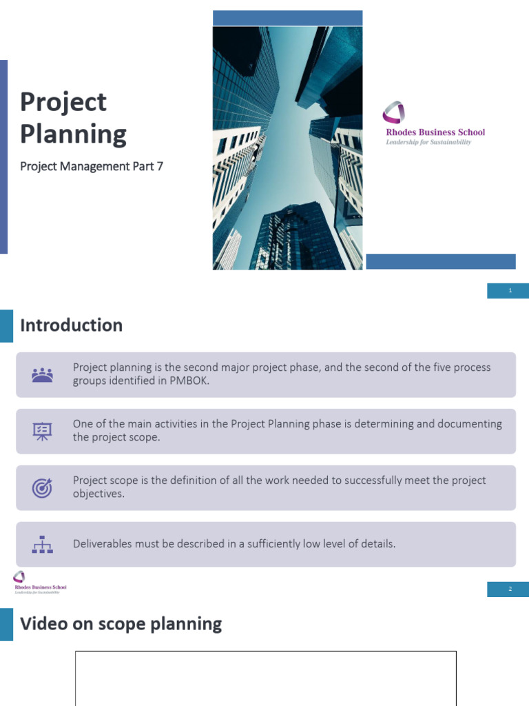 Understanding Project Planning Steps | PDF | Project Management