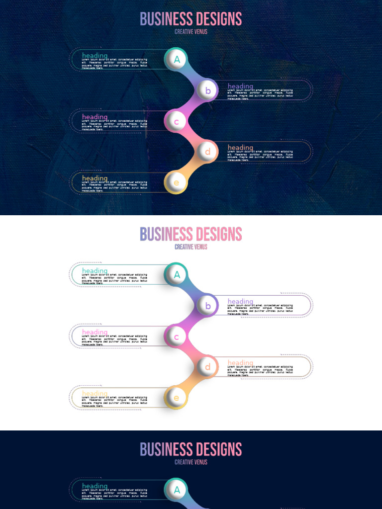 Business Process Design & Strategy Path Visual For Corporate PowerPoint ...