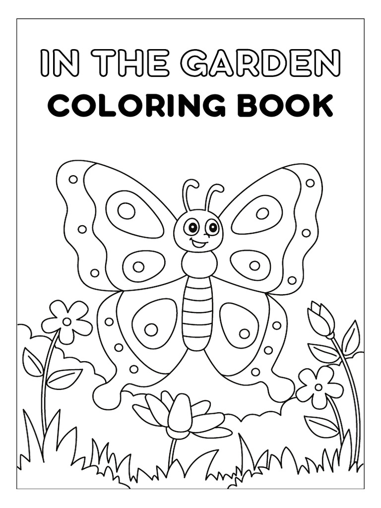 In the garden coloring book pdf