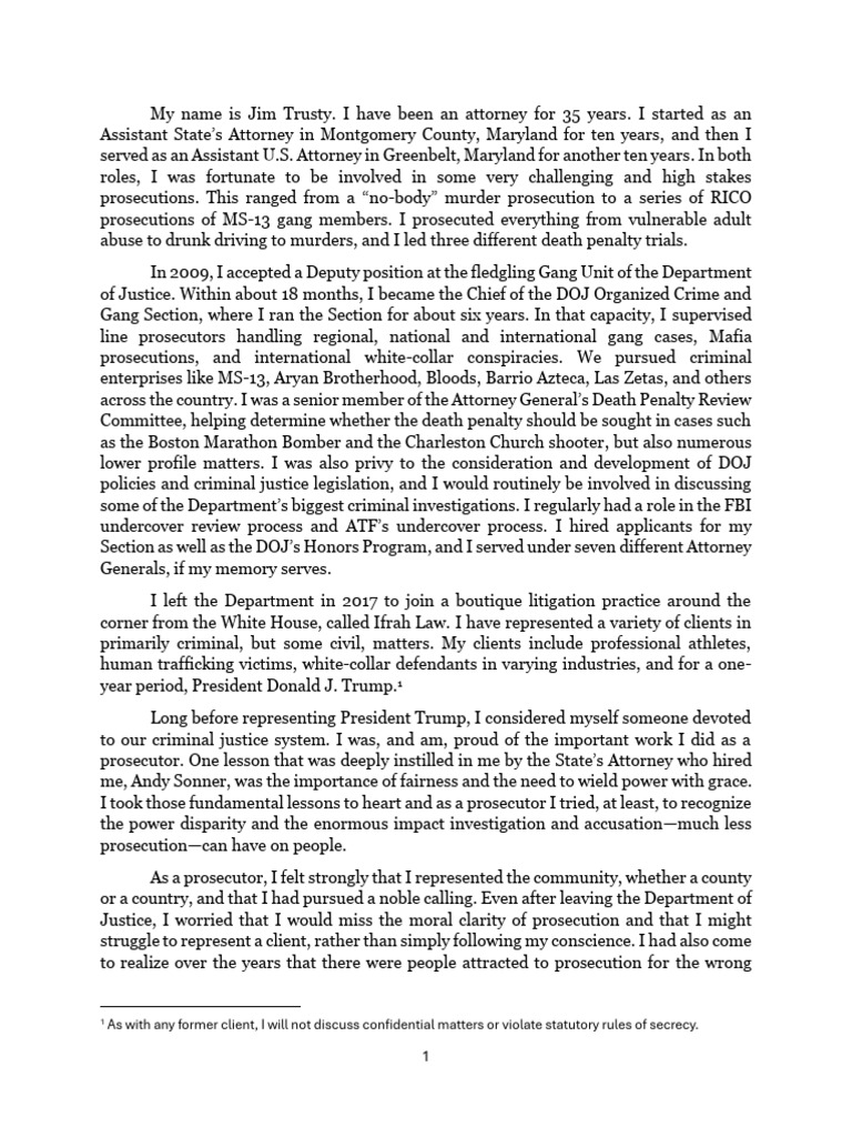 Trusty Testimony | PDF