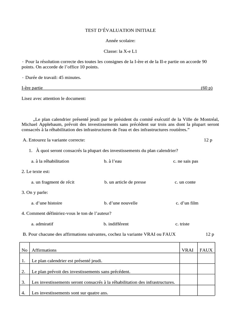 Test Initial XL 1 | PDF