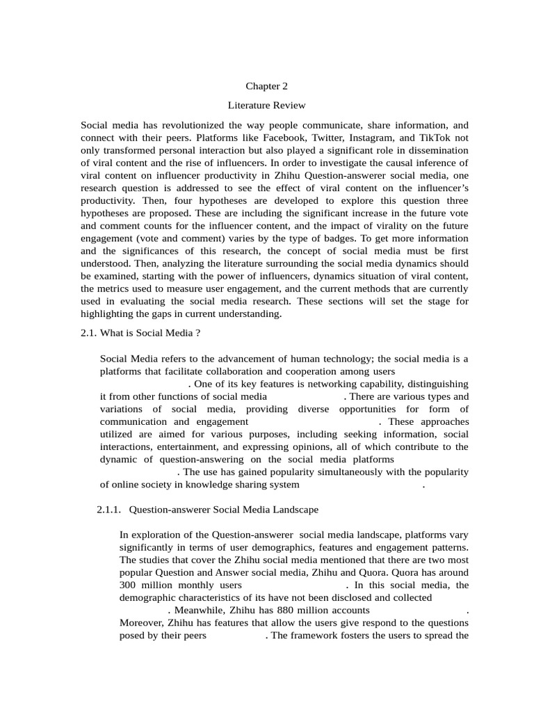 Literature Review Second Draft - Fariz Maulana Purnomo | PDF
