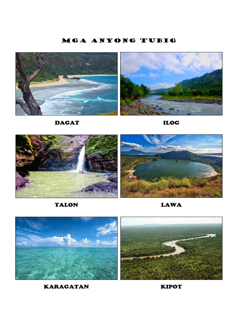MGA ANYONG TUBIG | PDF