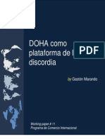 Doha como plataforma de la Discordia