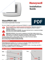 Honeywell YTH9421C1002 Install Guide