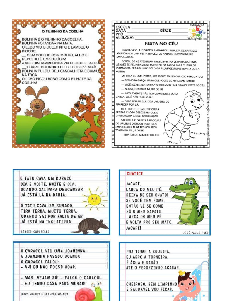 Textos para Leitura - Lição | PDF