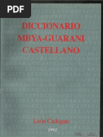 Download Diccionario Mbya Guarani Castellano - Len Cadogan - 1992 - Paraguay - PortalGuarani by Portal Guarani SN76734342 doc pdf