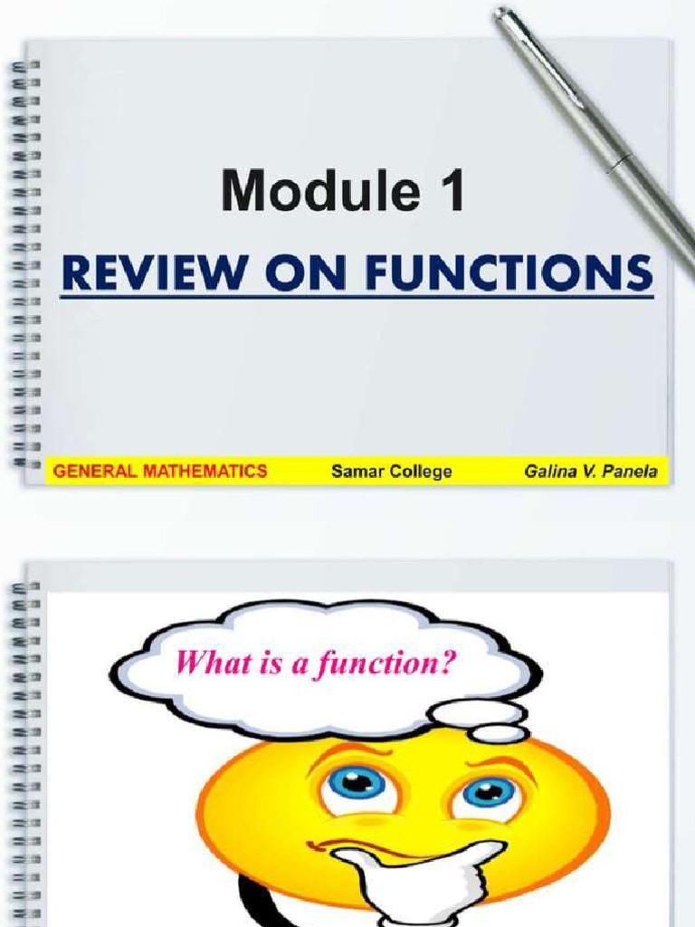 Module 1 Function Pdf
