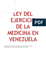 Ley Del Ejercicio de La Medicina 2011