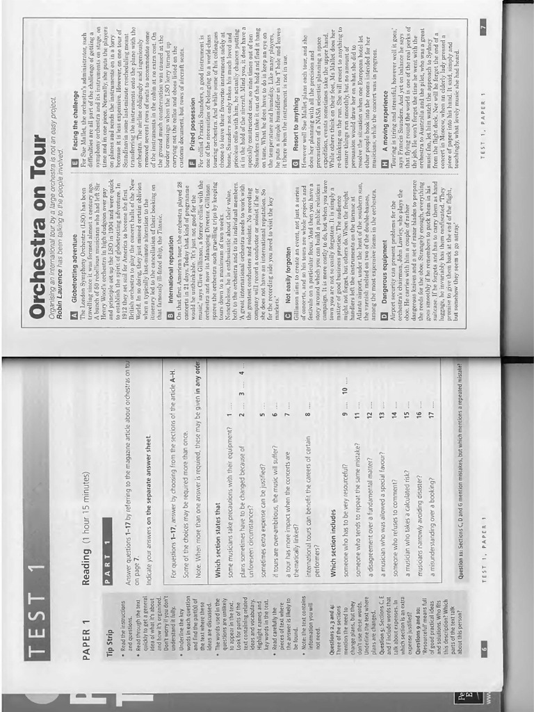 Reading Advanced Pdf