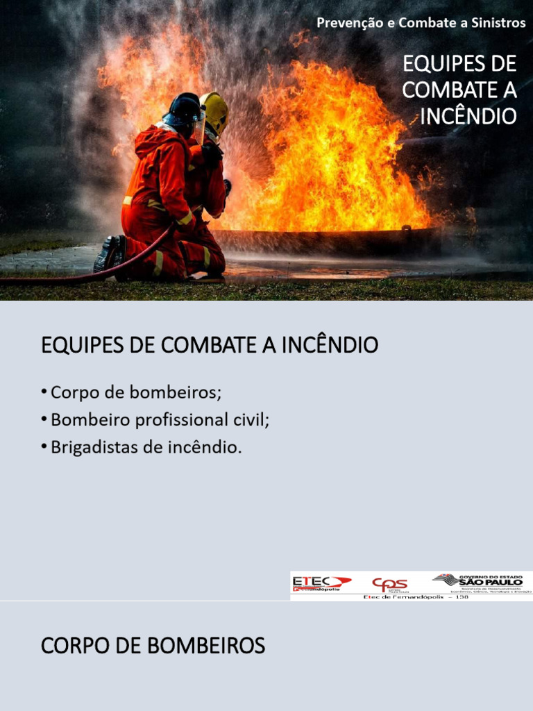 Equipes de Combate A Incêndio e Brigada de Incendio | PDF