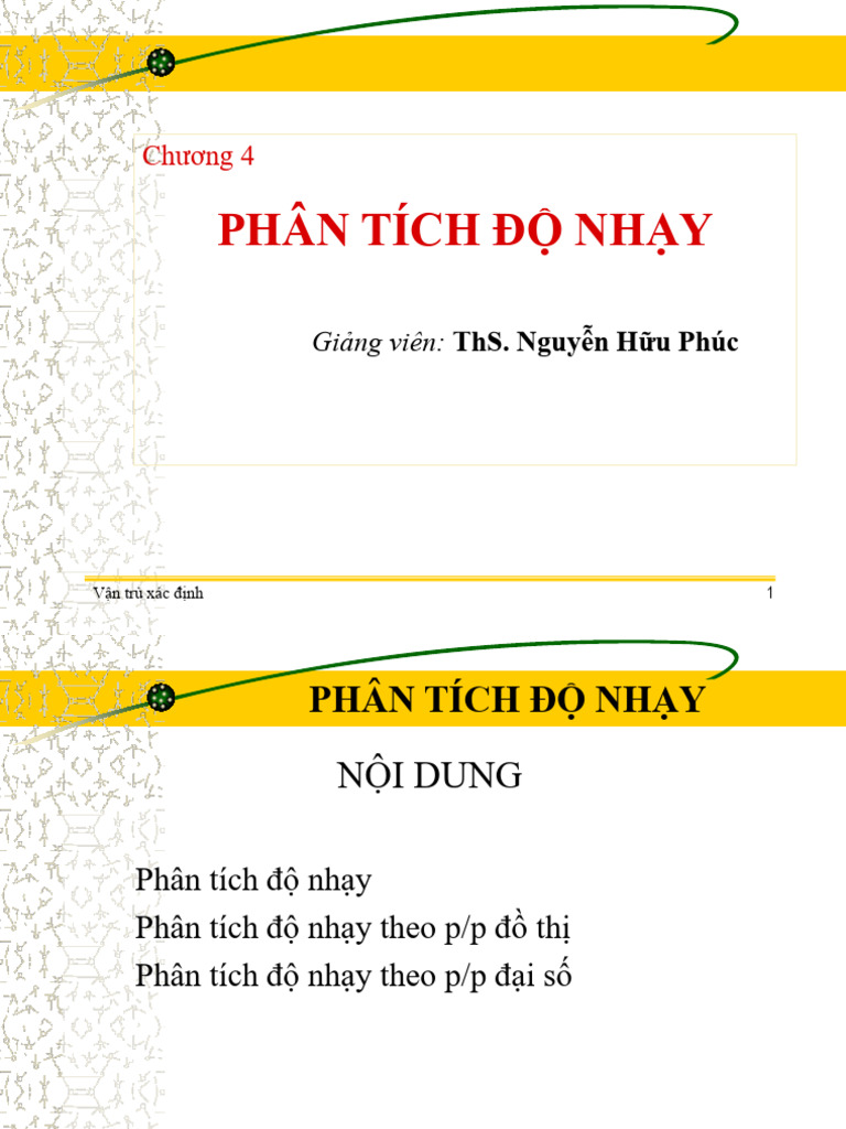 Phân Tích Đ NH y | PDF