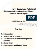 The SDL Library: Querying A Relational Database With An Ontology, Rules and The Jess Engine