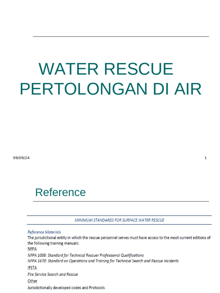 Water Rescue and Drowning Prevention Guide | PDF | Underwater Diving ...