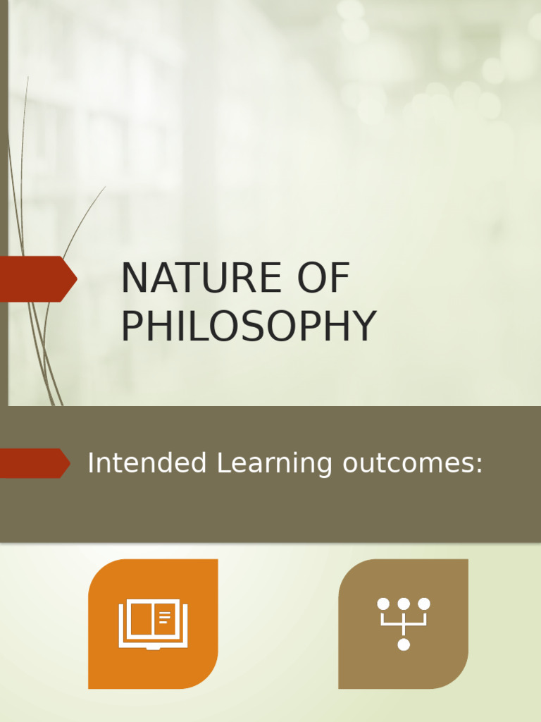 Lesson 1 Nature of Philosophy | PDF