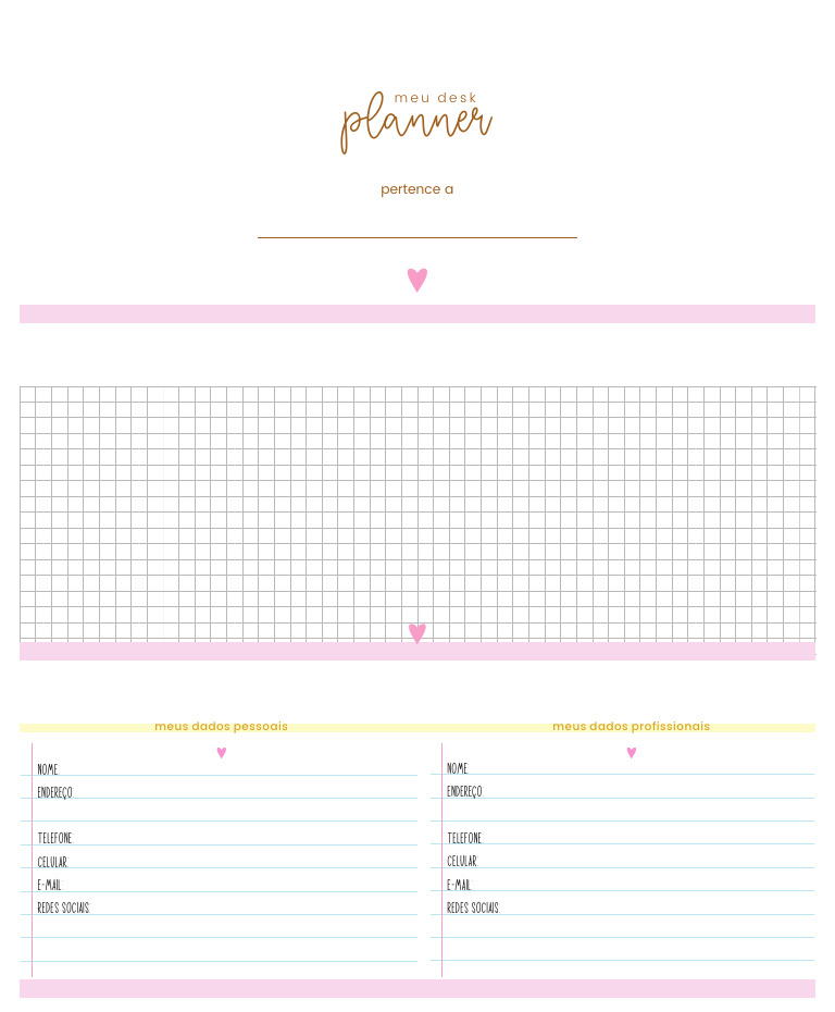 DESK PLANNER 10,5 X 26 | PDF