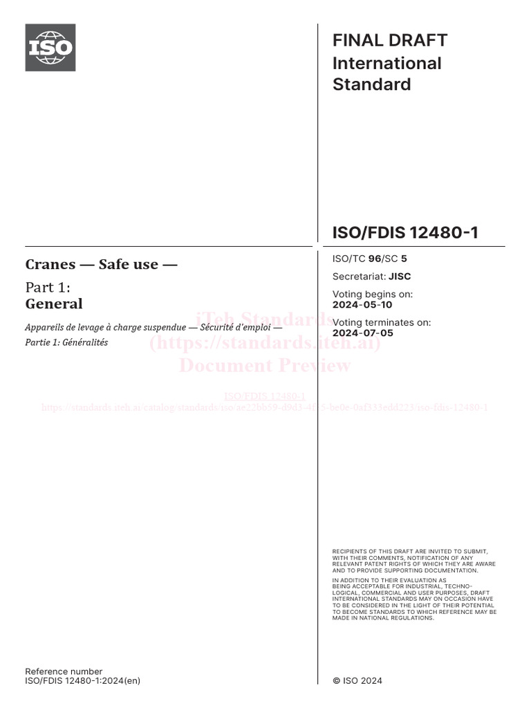 Iso Fdis 12480 1 | PDF