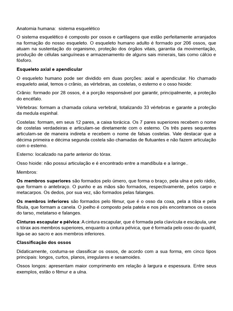 Anatomia Humana | PDF