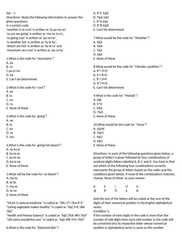 Coding decoding pdf