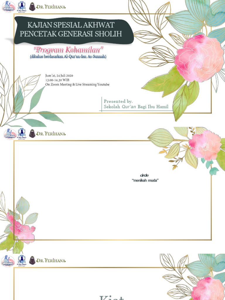 Notulensi Kajian Sequmil Promil (Bersama Dr. Ferihana) | PDF