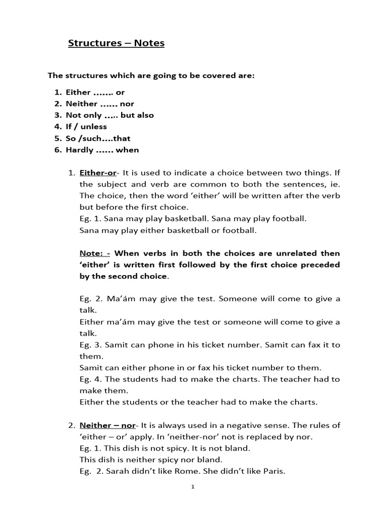 3.structures - Notes | PDF