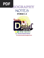 Geography Notes Form 1-4 Booklet | PDF | Fog | Precipitation