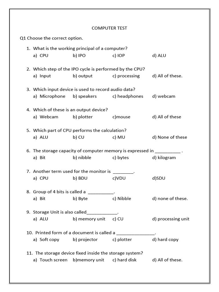 Computer test class iv autosaved pdf
