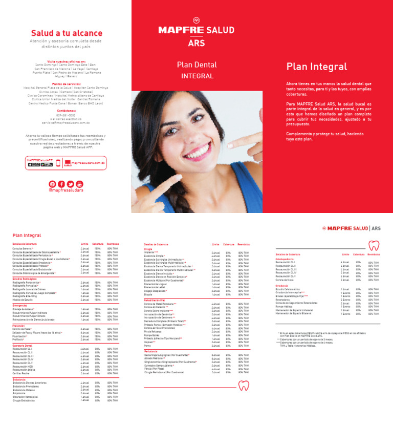 MAPFRE Salud ARS Planes-Dentales Integral | PDF