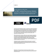The Emc Centera/Documentum Solution: Doculabs Marketfocus White Paper