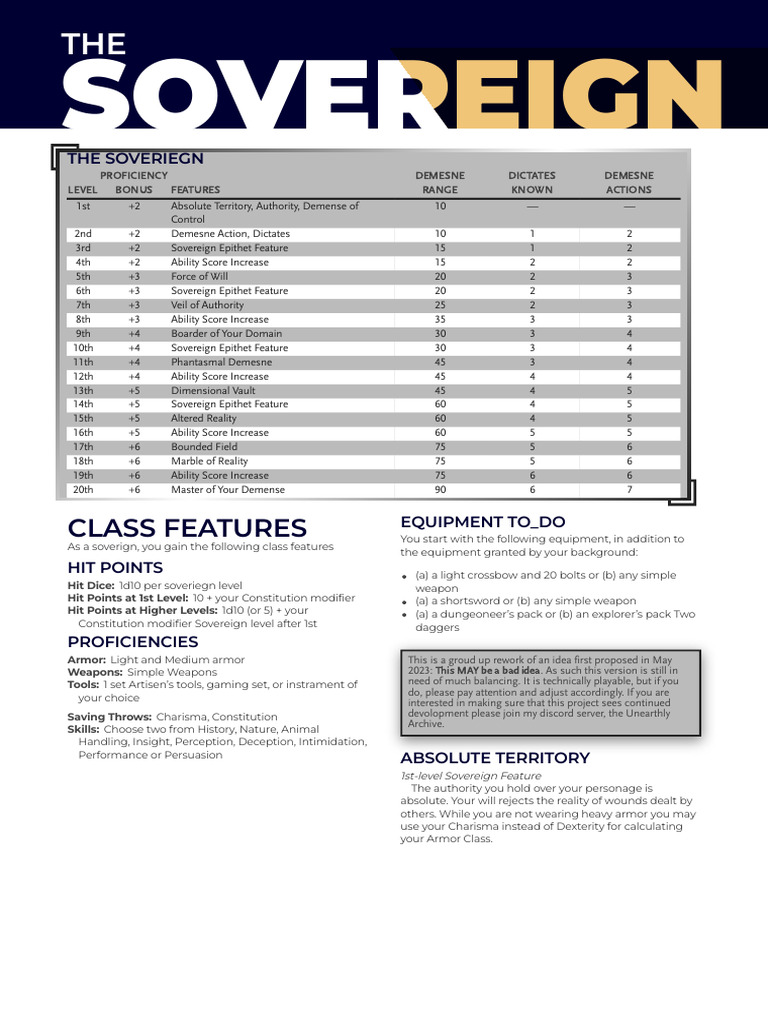 Sovereign 0.7 | PDF
