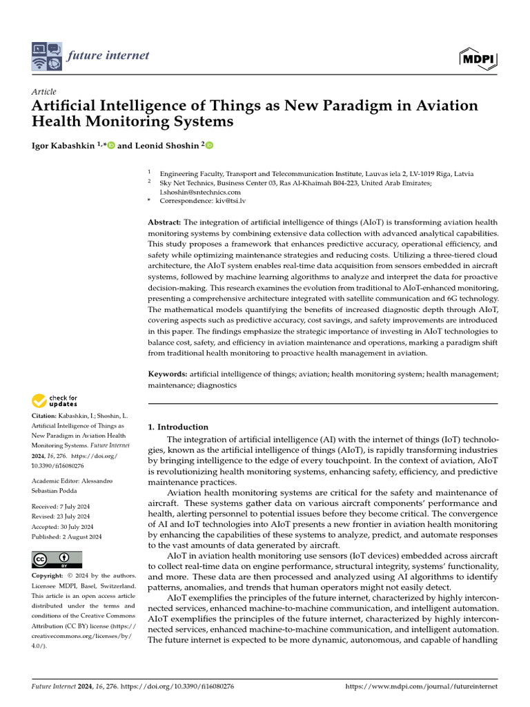 Artificial Intelligence of Things As New Paradigm | PDF