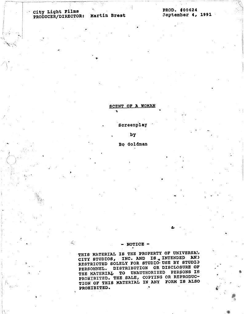 Scent of A Woman | PDF