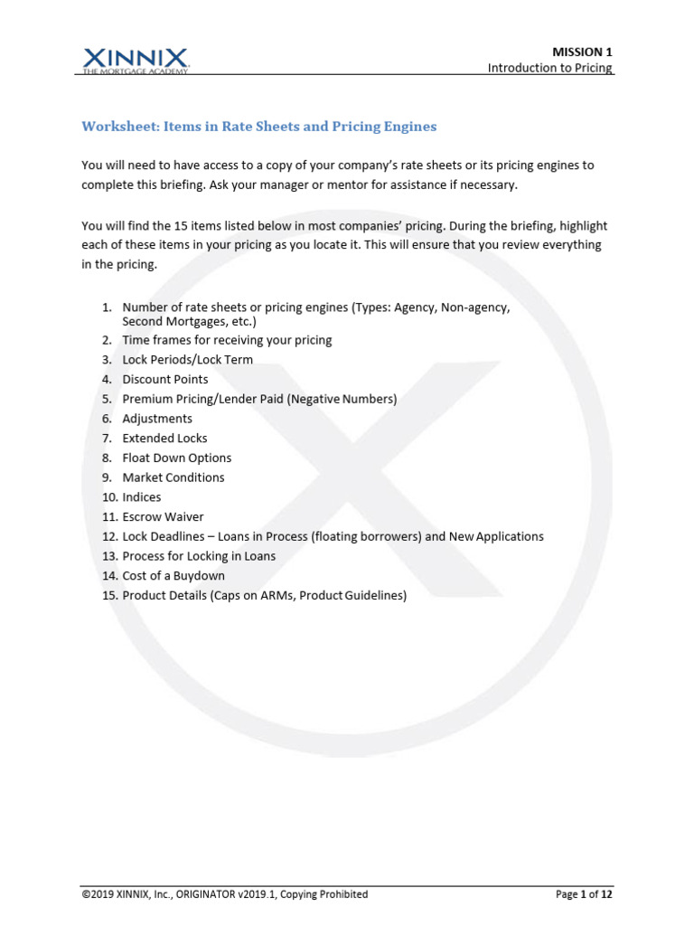 M01b01 Intro To Pricing Worksheet Pdf