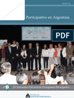 Boletín Dedicado Al IV Encuentro Nacional de Presupuesto Participativo.