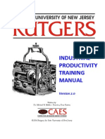 Industrial Productivity Training Manual Rutgers