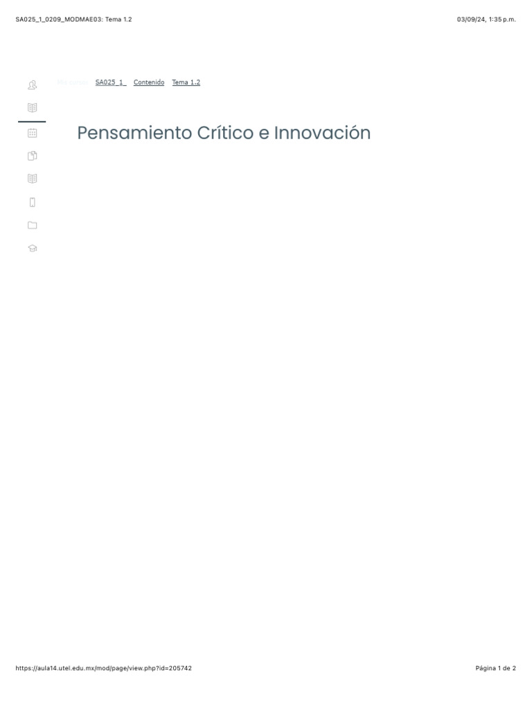 3 ¿Que Es El Pensamiento Critico? | PDF | Pensamiento | Relaciones ...