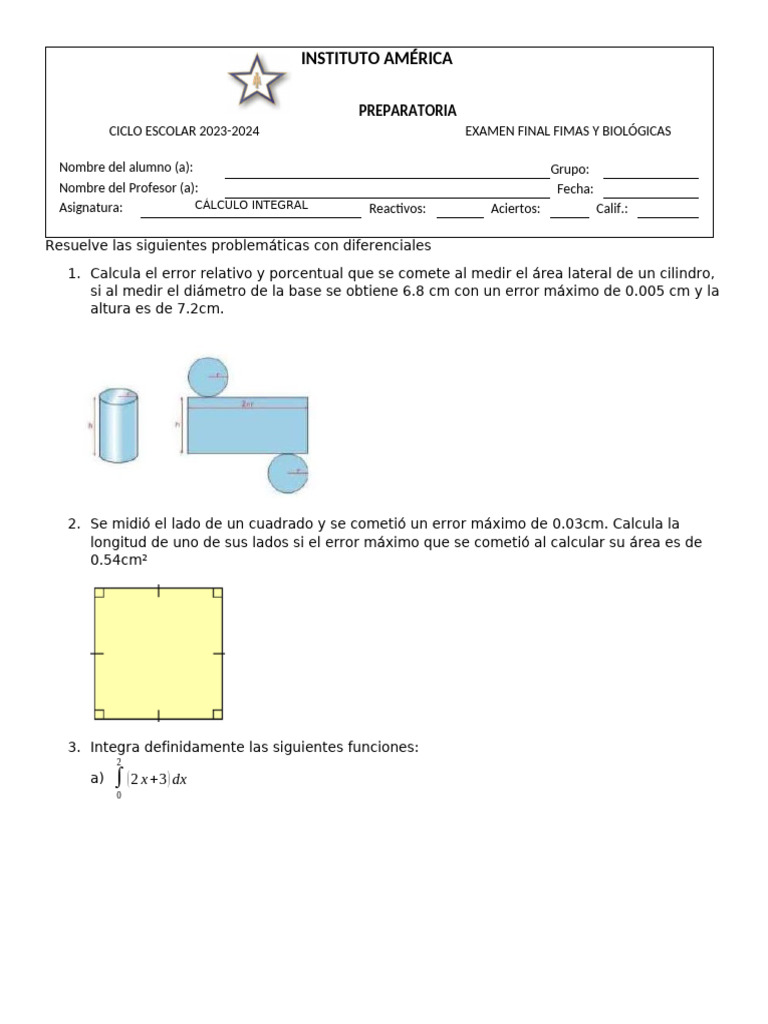 Examen Final Ci Fimas y Bio | PDF