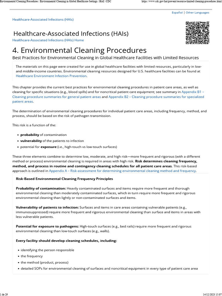 Cleaning-Procedures HTML | PDF