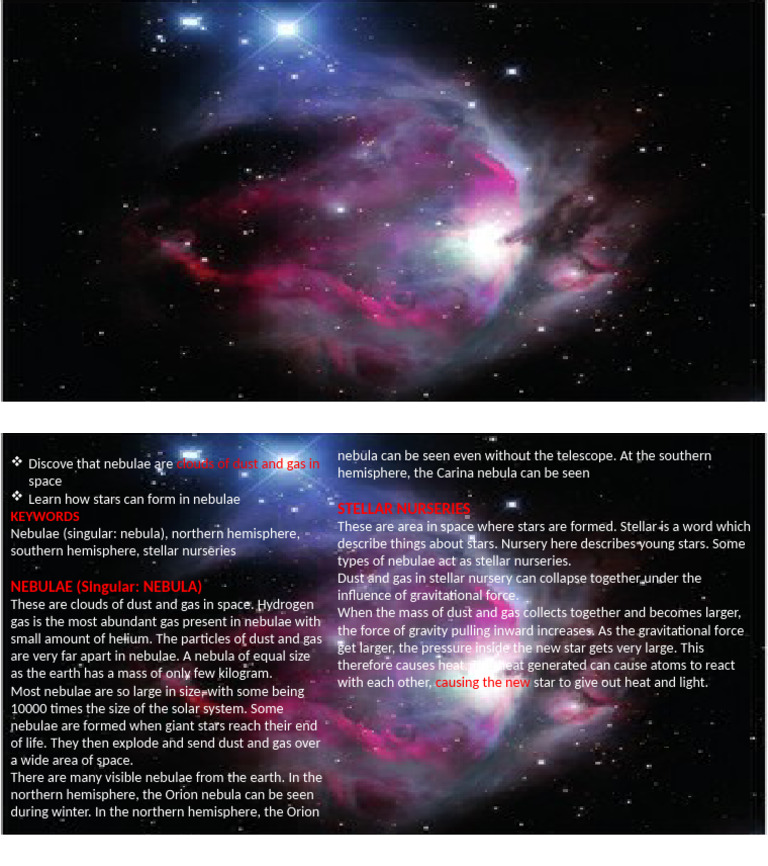 Physics Nebulae | PDF