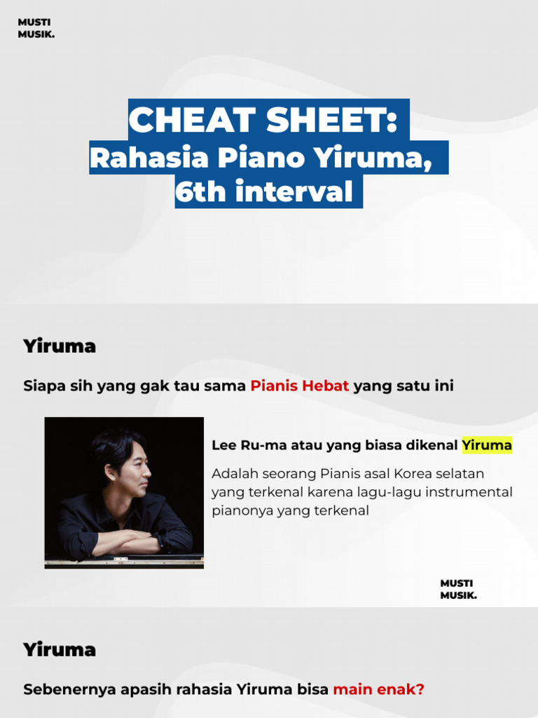 Cheat Sheet - 6th Interval | PDF