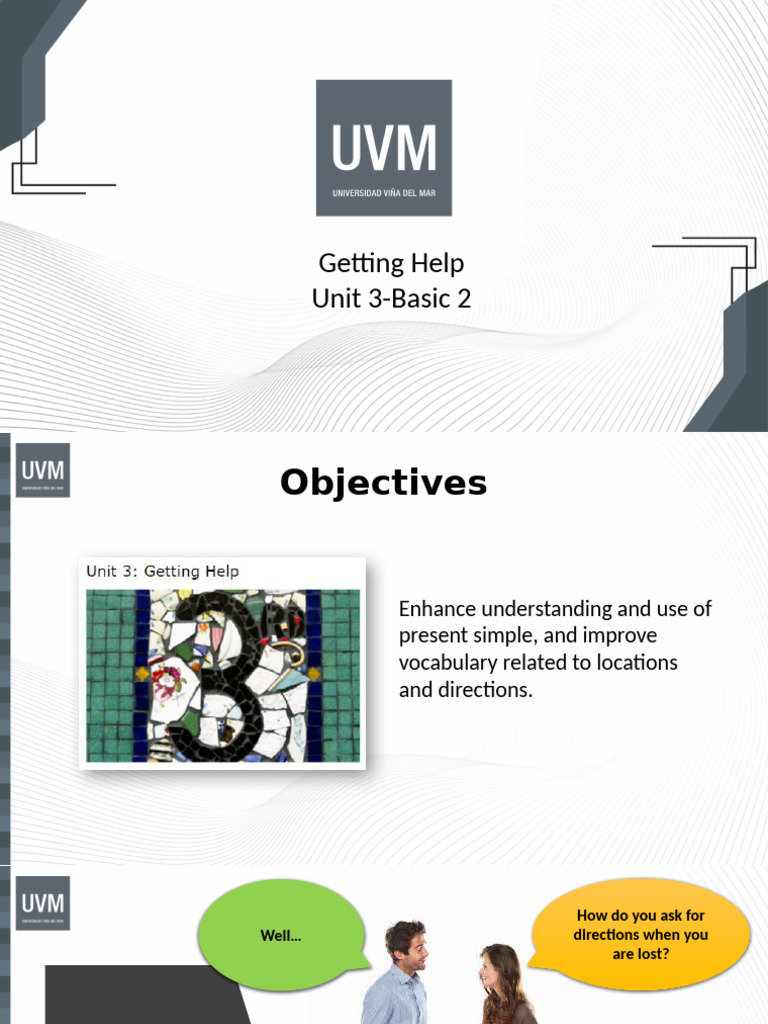 Getting Help - Unit 3 - E2 | PDF