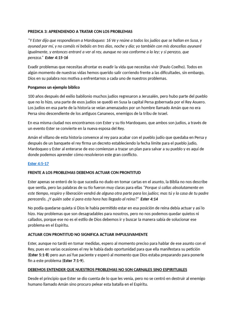 Enfrentando Los Problemas Pdf