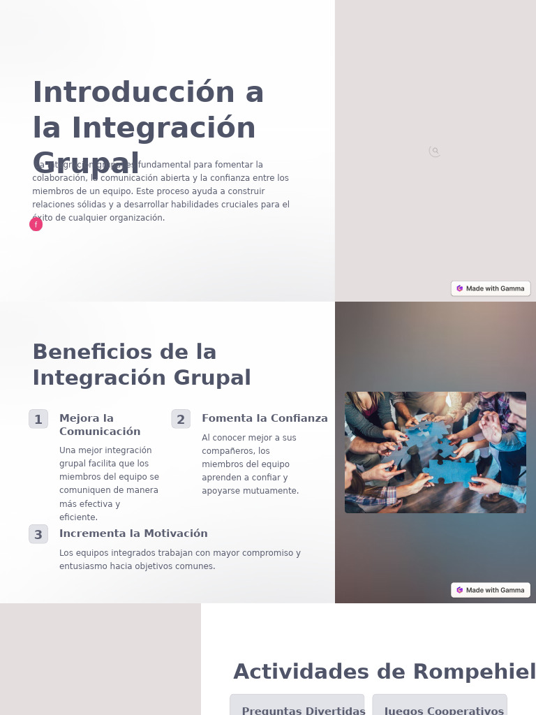 Introduccion A La Integracion Grupal Pdf