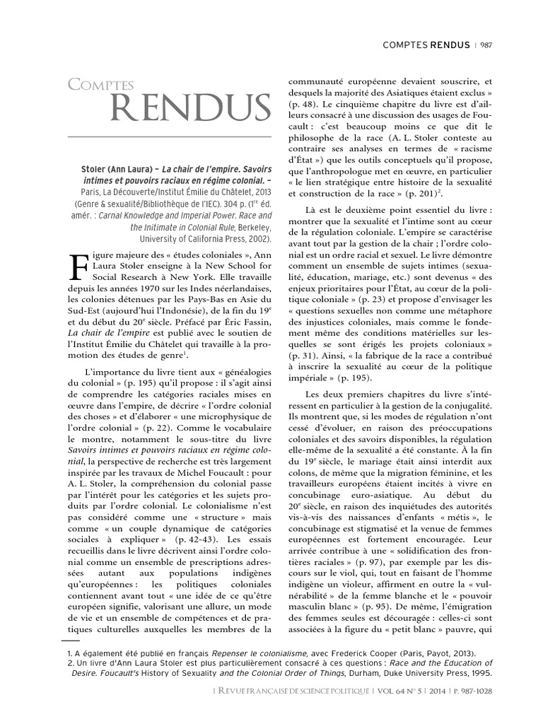 Comptes Rendus | PDF