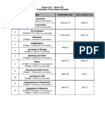 Comms 239 Presentation & Review Schedule (Winter 2012)