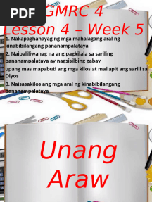 GMRC 4-Lesson 4-Week 5