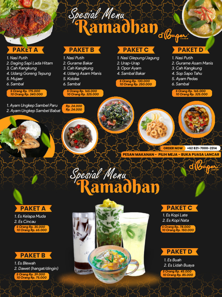 Menuu Ramadhan 2024 | PDF