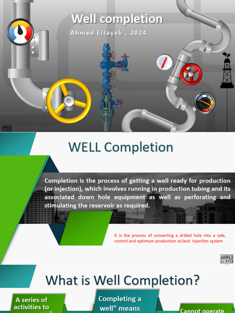 Well Completion 2024 P1 Ahmed Eltayeb | PDF